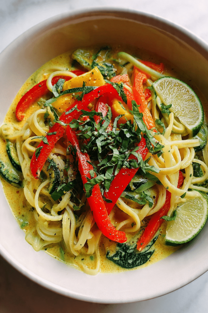 Green Curry Noodles