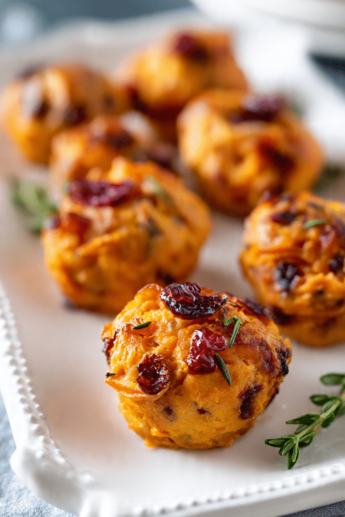Sweet Potato & Cranberry Bites Recipe