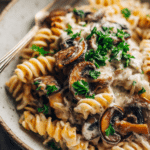 Mushroom Stroganoff Pasta