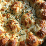 Gooey Garlic Bread Dip Loaded With Cheese