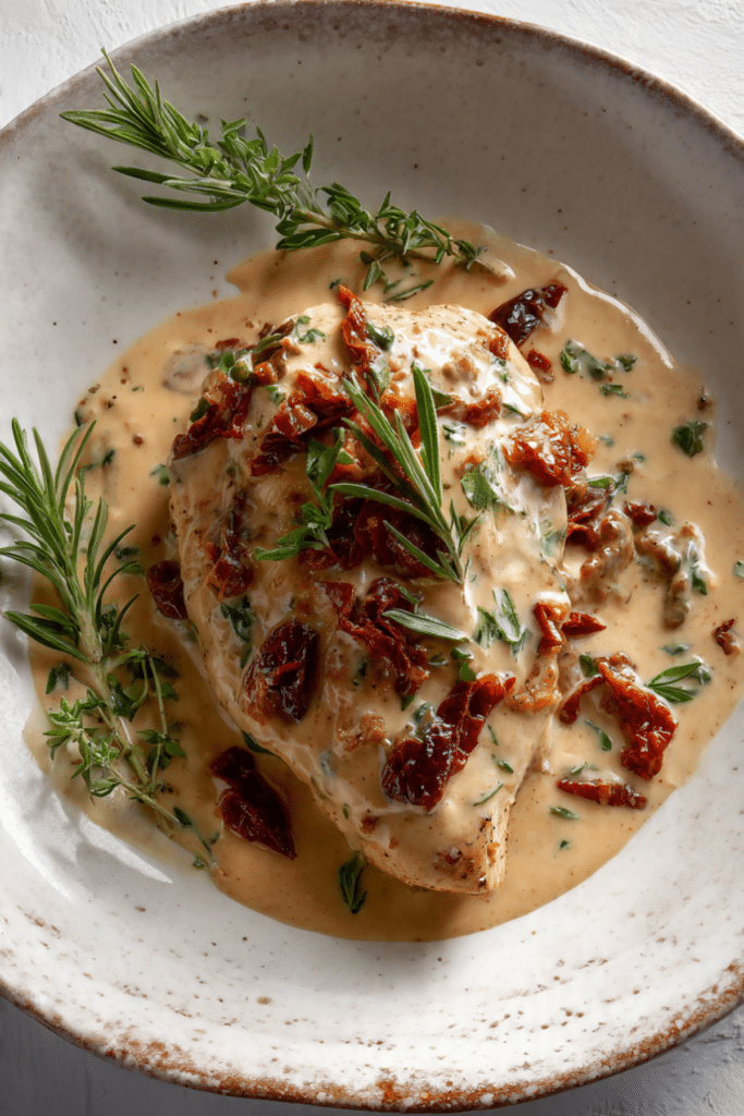 Chicken with Sun-Dried Tomato Cream