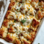 Biscuits and Gravy Breakfast Casserole Recipe