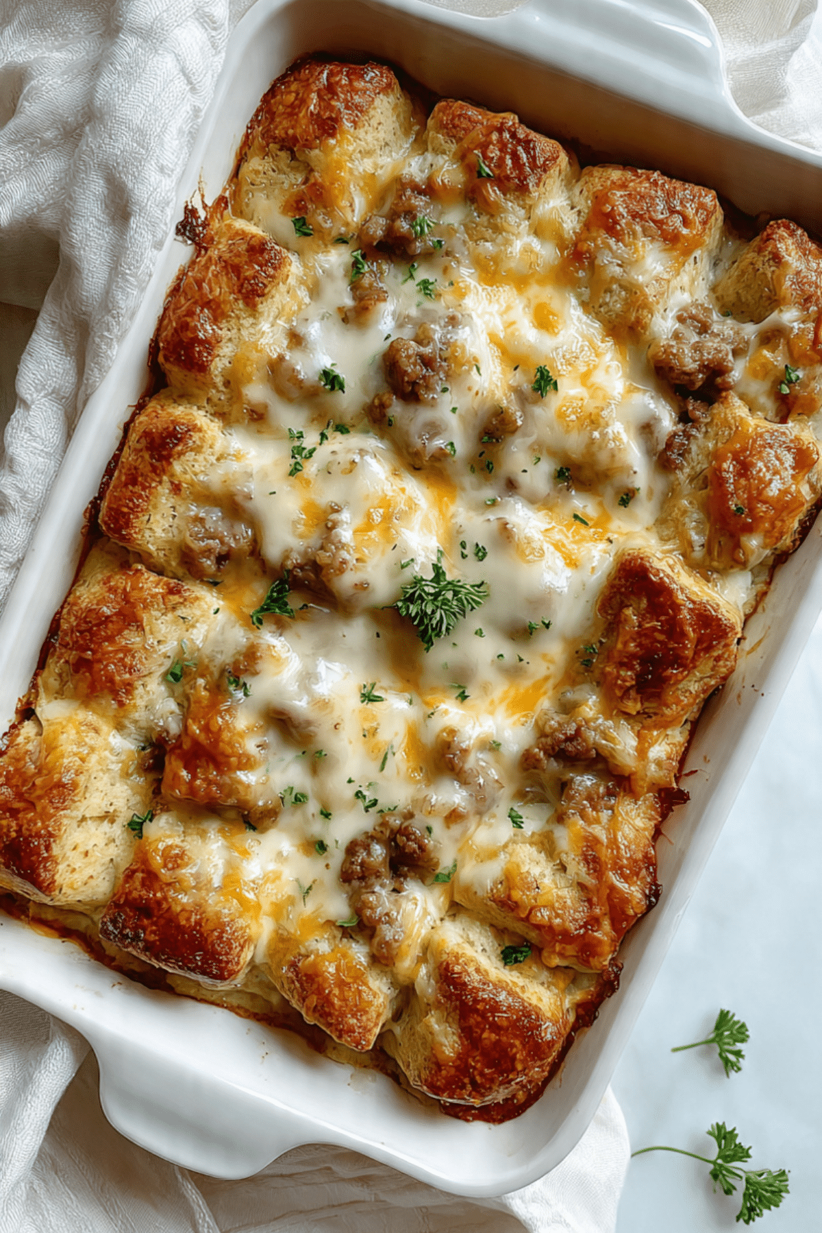 Biscuits and Gravy Breakfast Casserole Recipe