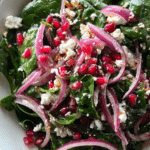 Chopped Spinach Pomegranate Salad