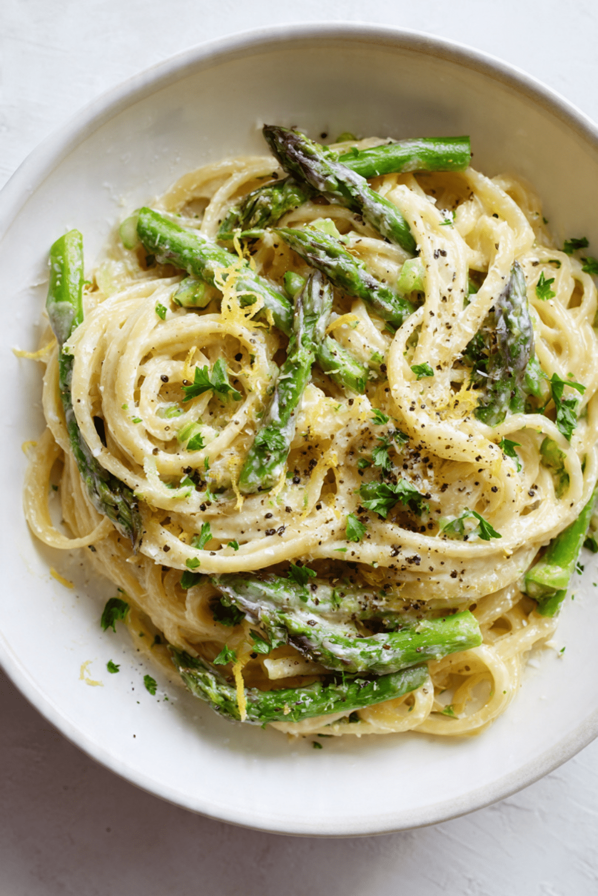 Lemon Asparagus Pasta