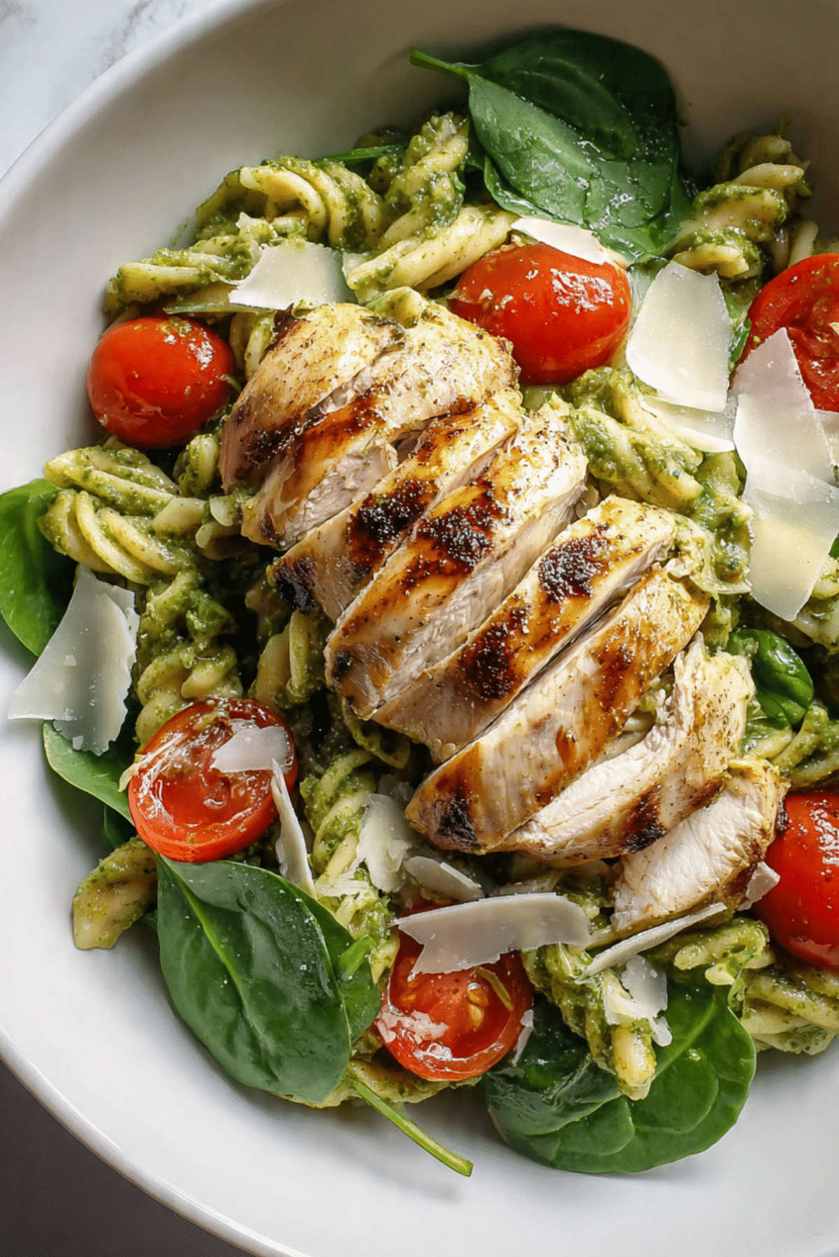Grilled Chicken Pesto Pasta Salad Recipe