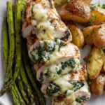 Spinach and Mushroom Stuffed Chicken Breast