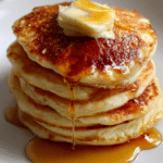 Vanilla Cinnamon Buttermilk Pancakes Recipe