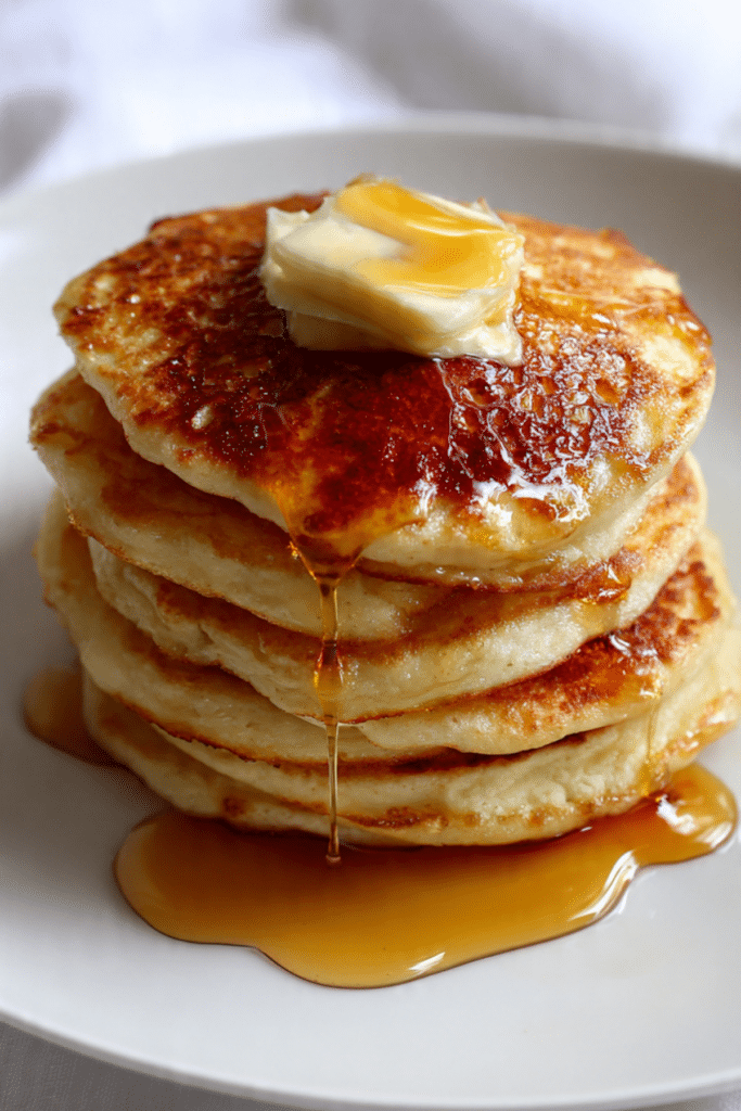 Vanilla Cinnamon Buttermilk Pancakes Recipe