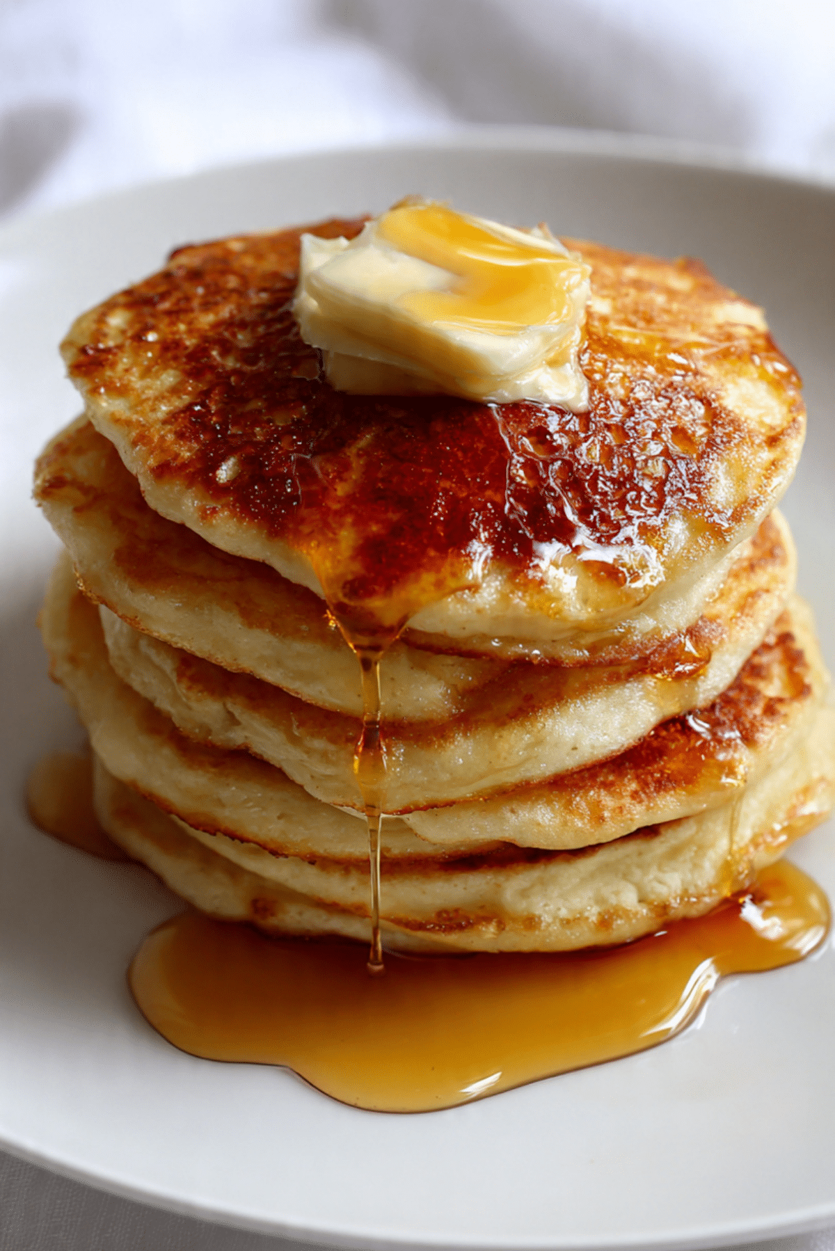 Vanilla Cinnamon Buttermilk Pancakes Recipe