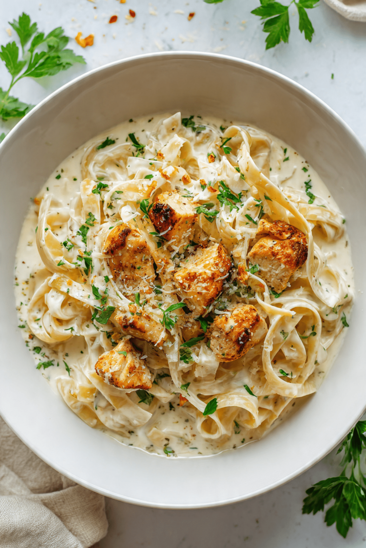 Garlic Chicken Pasta Recipe