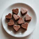 Chocolate Peanut Butter Fudge Hearts Recipe