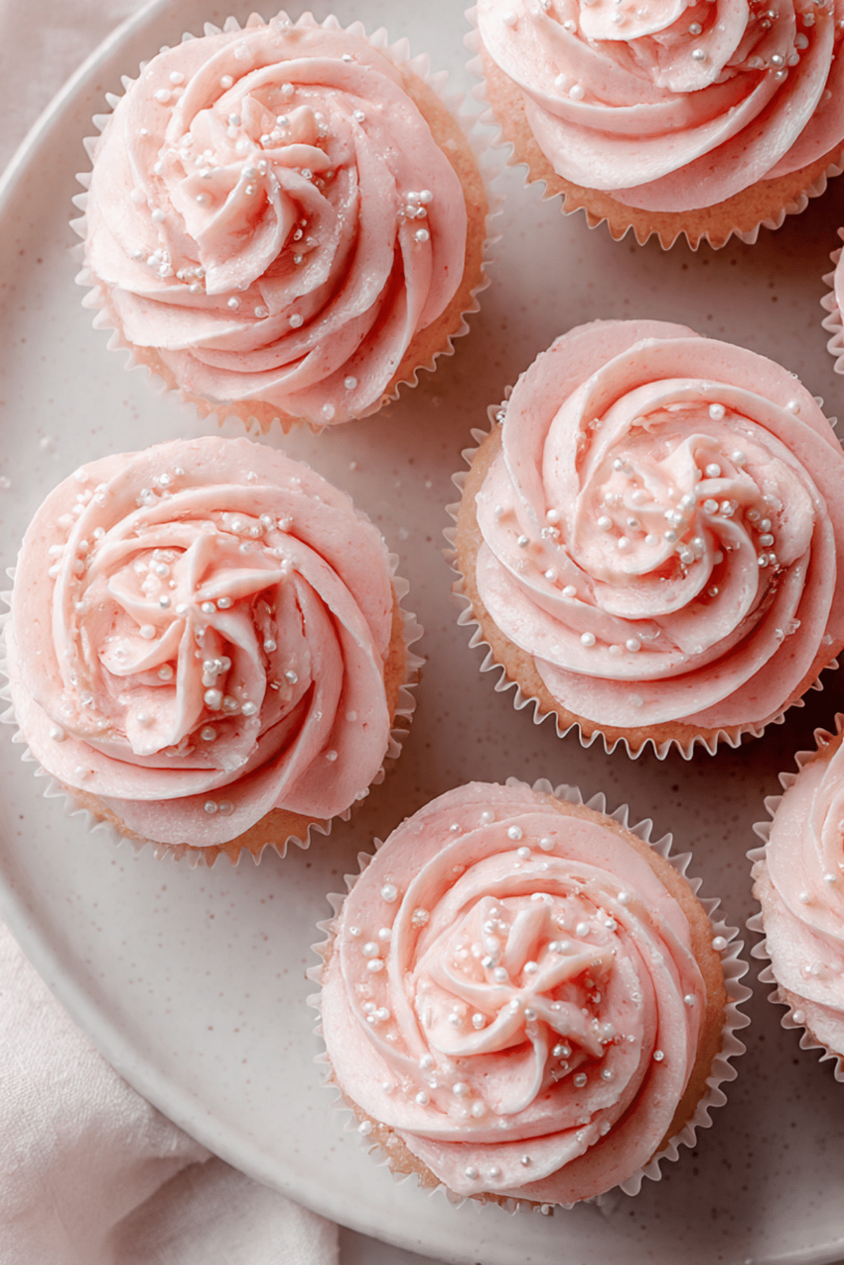 Pink Velvet Cupcakes