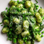 Pesto Gnocchi with Asparagus and Peas Recipe