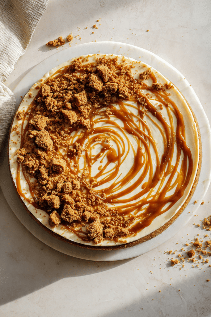 Biscoff Salted Caramel Cheesecake Recipe