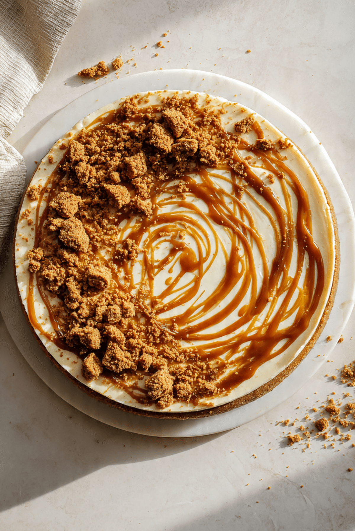 Biscoff Salted Caramel Cheesecake Recipe