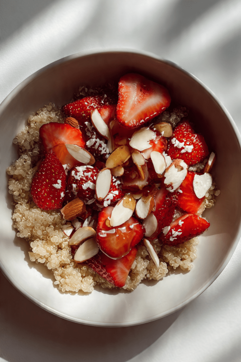Strawberry Almond Quinoa