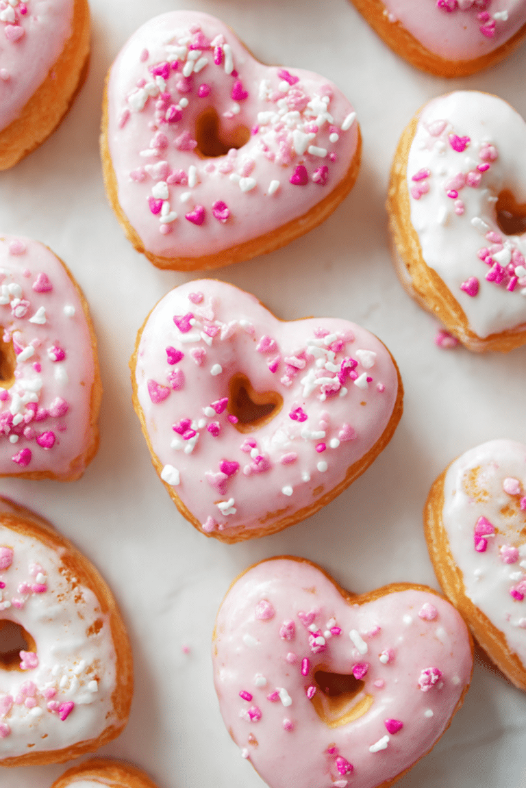 Air Fryer Heart Shaped Donuts