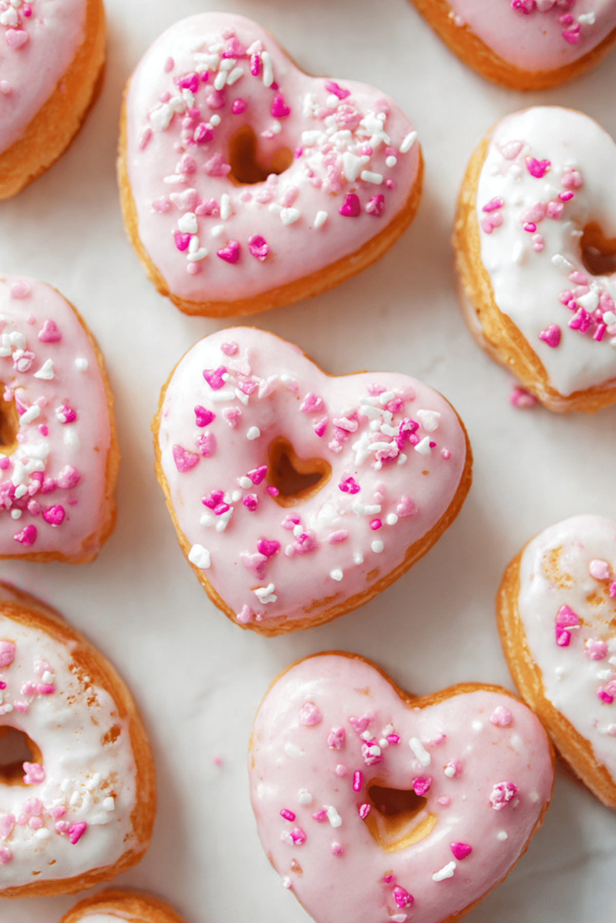 Air Fryer Heart Shaped Donuts