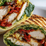 Chicken Pesto Wrap with Spinach Recipe