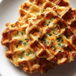 Cheddar Jalapeño Cornbread Waffles