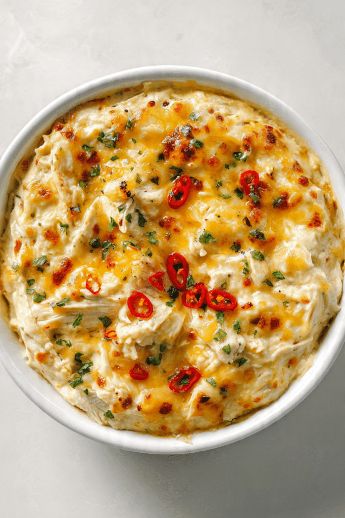 Creamy Banana Pepper Chicken Dip Recipe