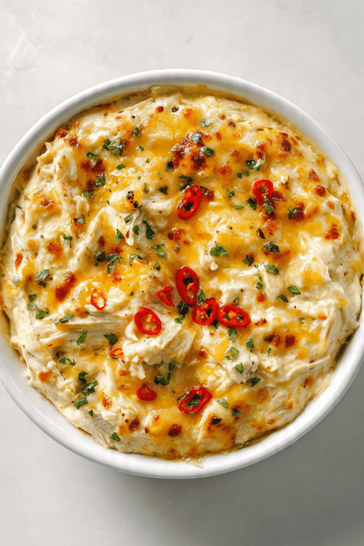 Creamy Banana Pepper Chicken Dip Recipe