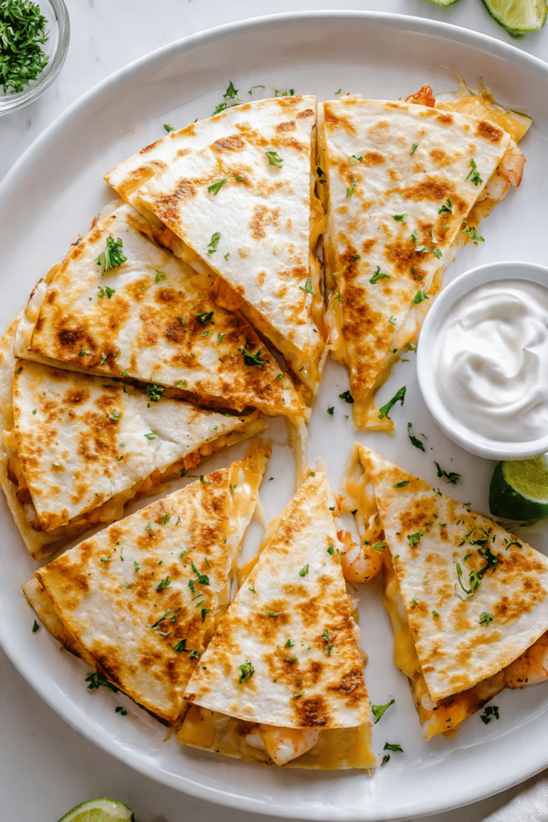 Shrimp Quesadillas