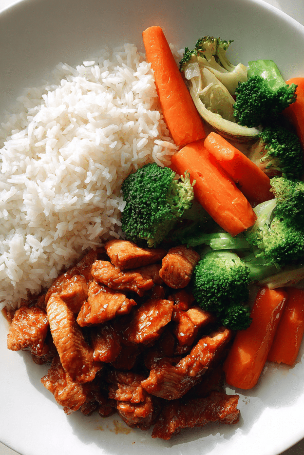 Garlic Butter Chicken with Rice & Veggies