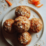 Healthy Carrot Oatmeal Muffins