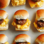 Breakfast Egg and Sausage Sliders