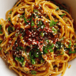 Spicy Szechuan Garlic Noodles