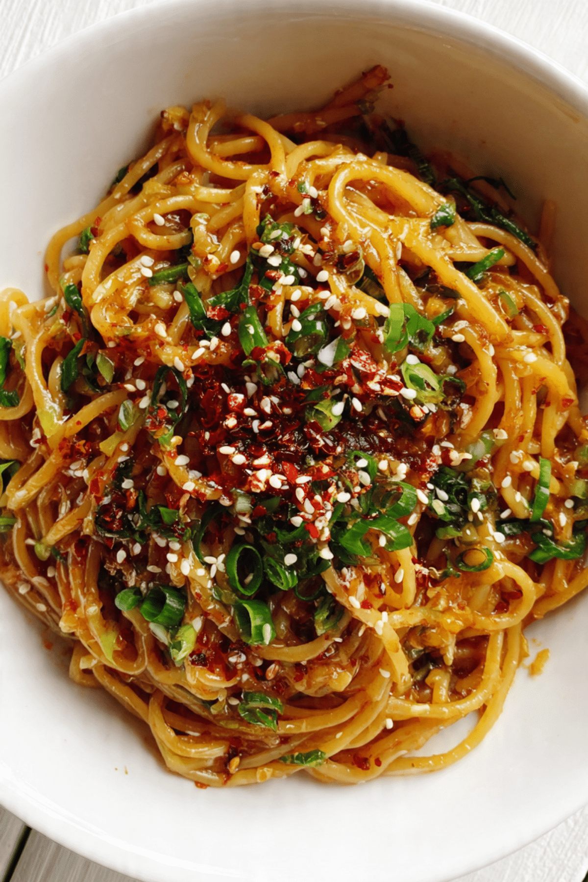 Spicy Szechuan Garlic Noodles