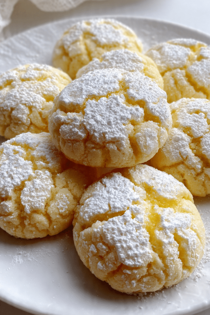 Gooey Butter Cookies with Yellow Cake Recipe