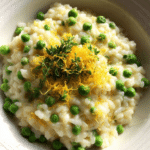 Lemon Risotto with English Peas