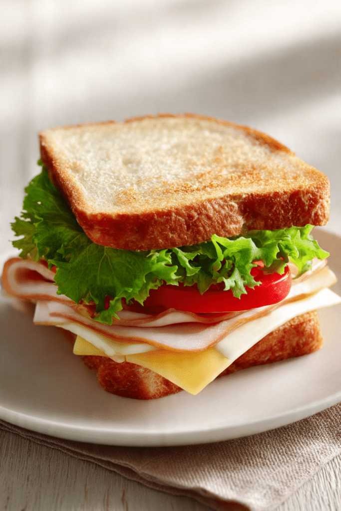 Turkey and Cheese Sandwich