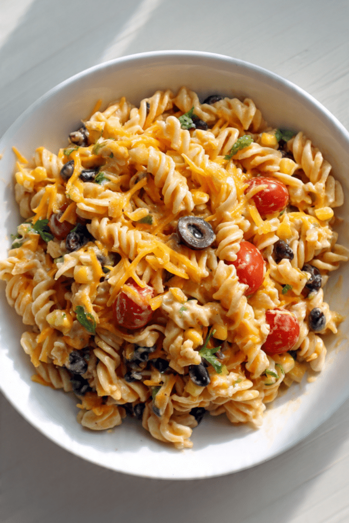 Taco Ranch Pasta Salad