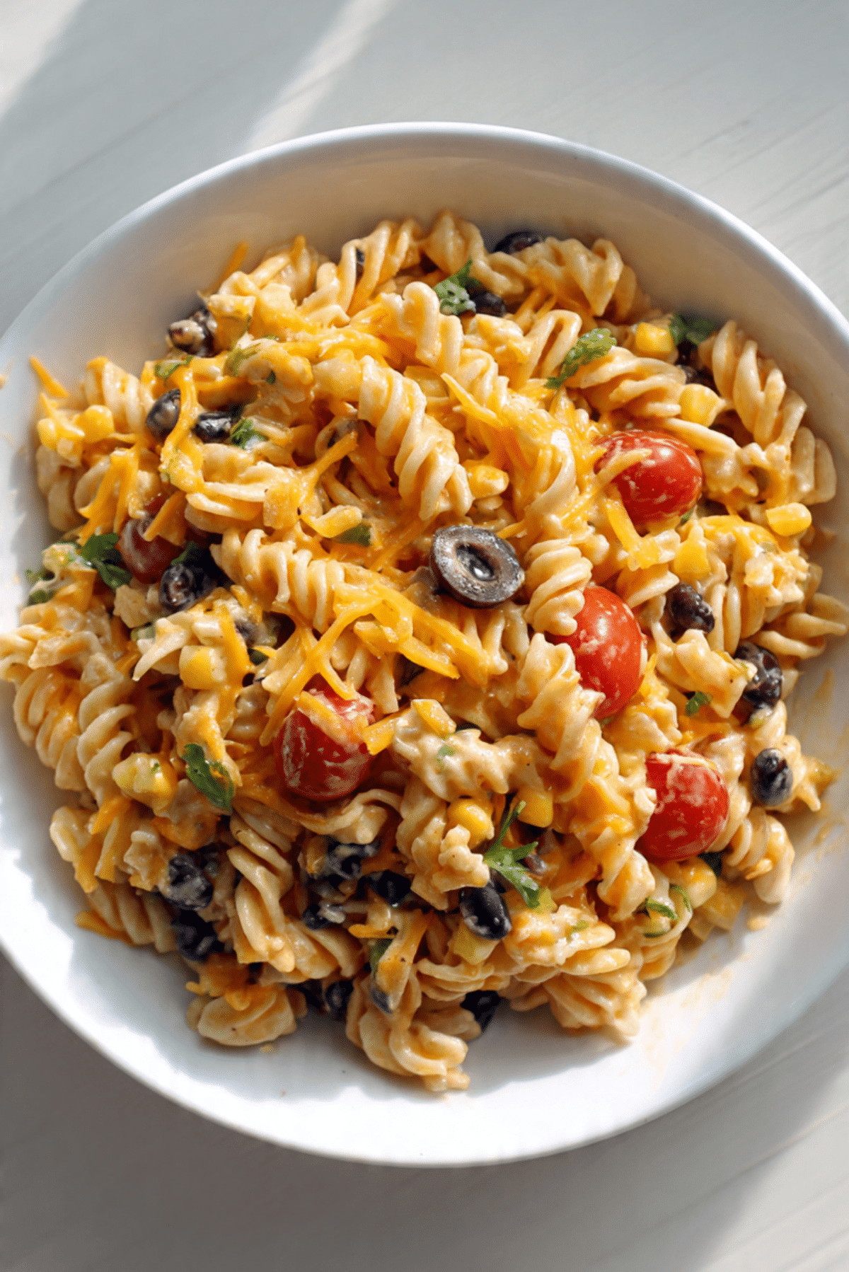 Taco Ranch Pasta Salad