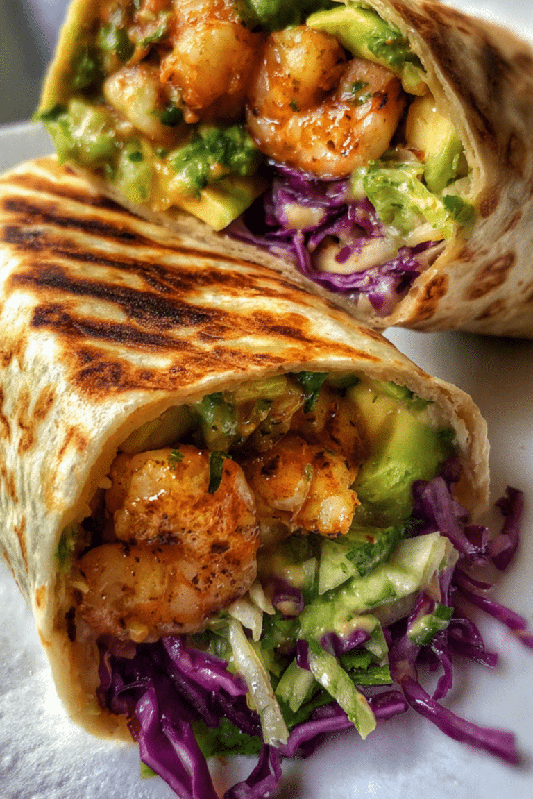 Shrimp Cilantro Lime Wrap Pockets Recipe