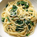 Garlic Butter Pasta with Spinach