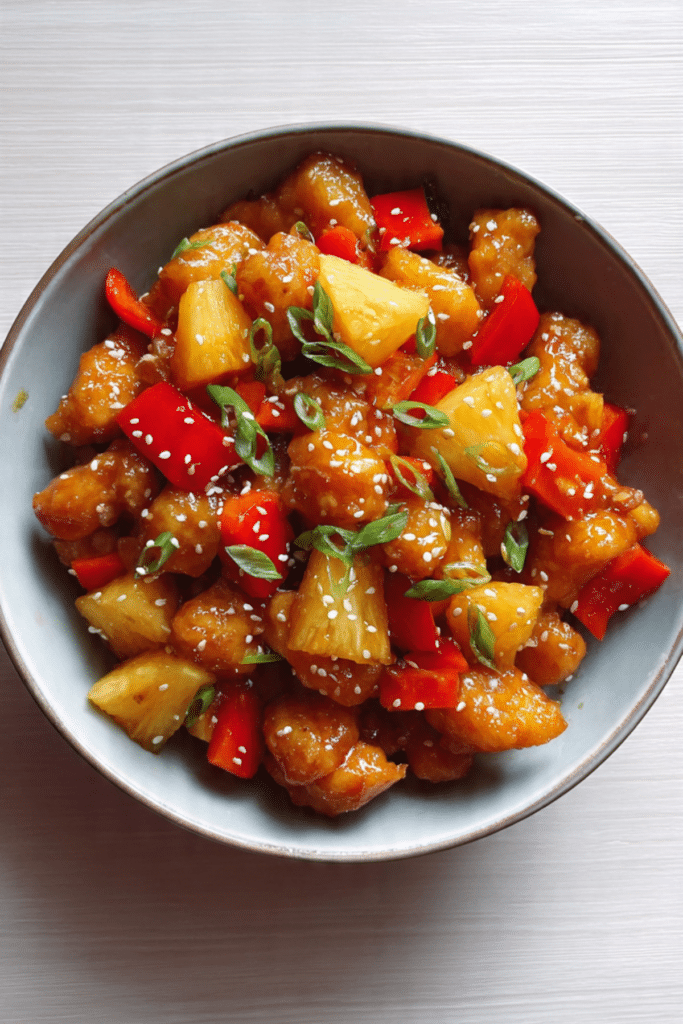Sweet Tangy Pineapple Chicken