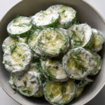Cheesy Garlic Dill Cucumbers