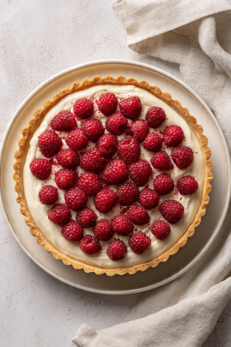 Raspberry Cream Tart