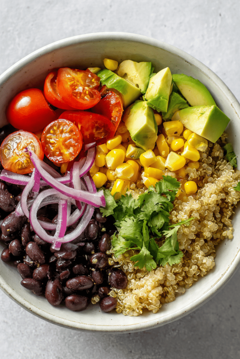 Quinoa and Black Bean Bowl