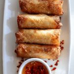 Oven Fried Feta Rolls with Chili Honey Drizzle Recipe