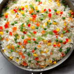 Simple Veggie Rice Skillet