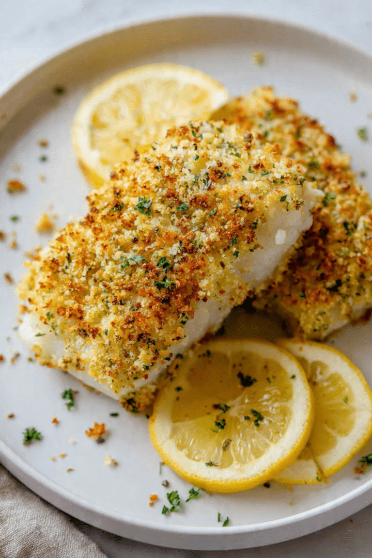 Parmesan Crusted Cod