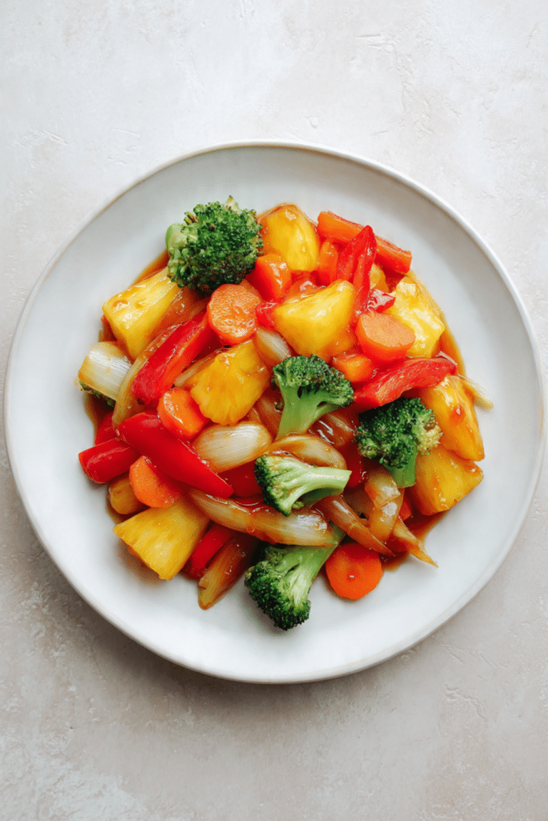 Sweet & Sour Vegetables