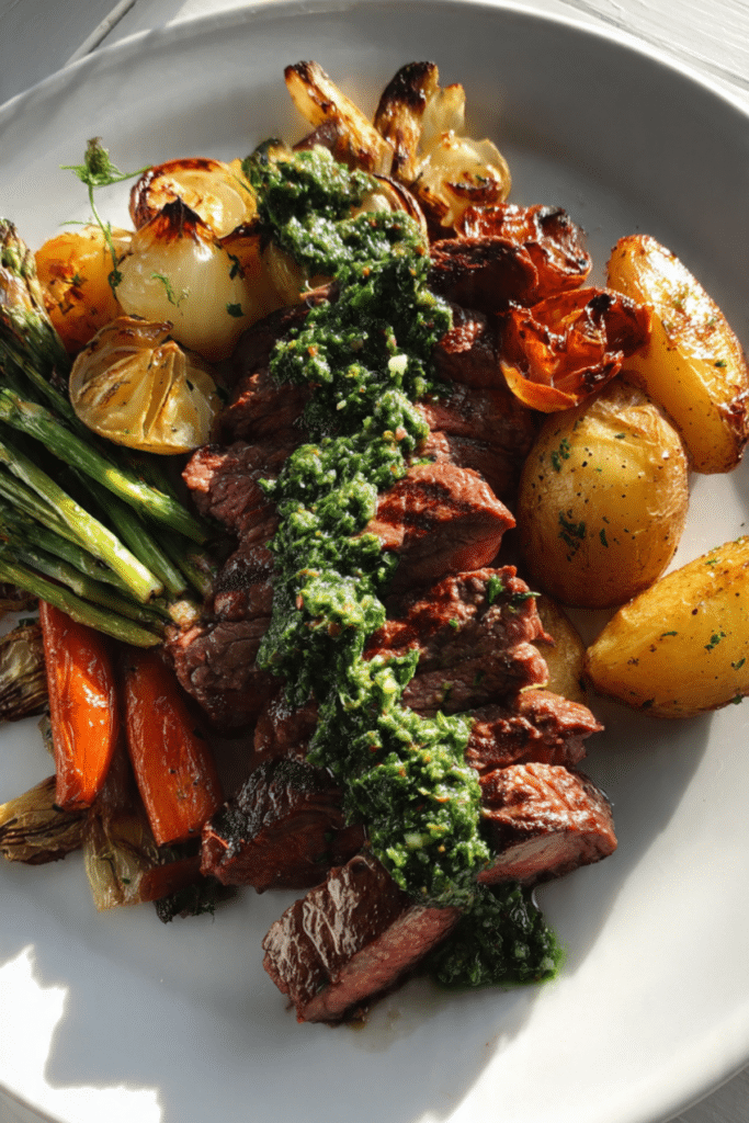 Skirt Steak with Chimichurri