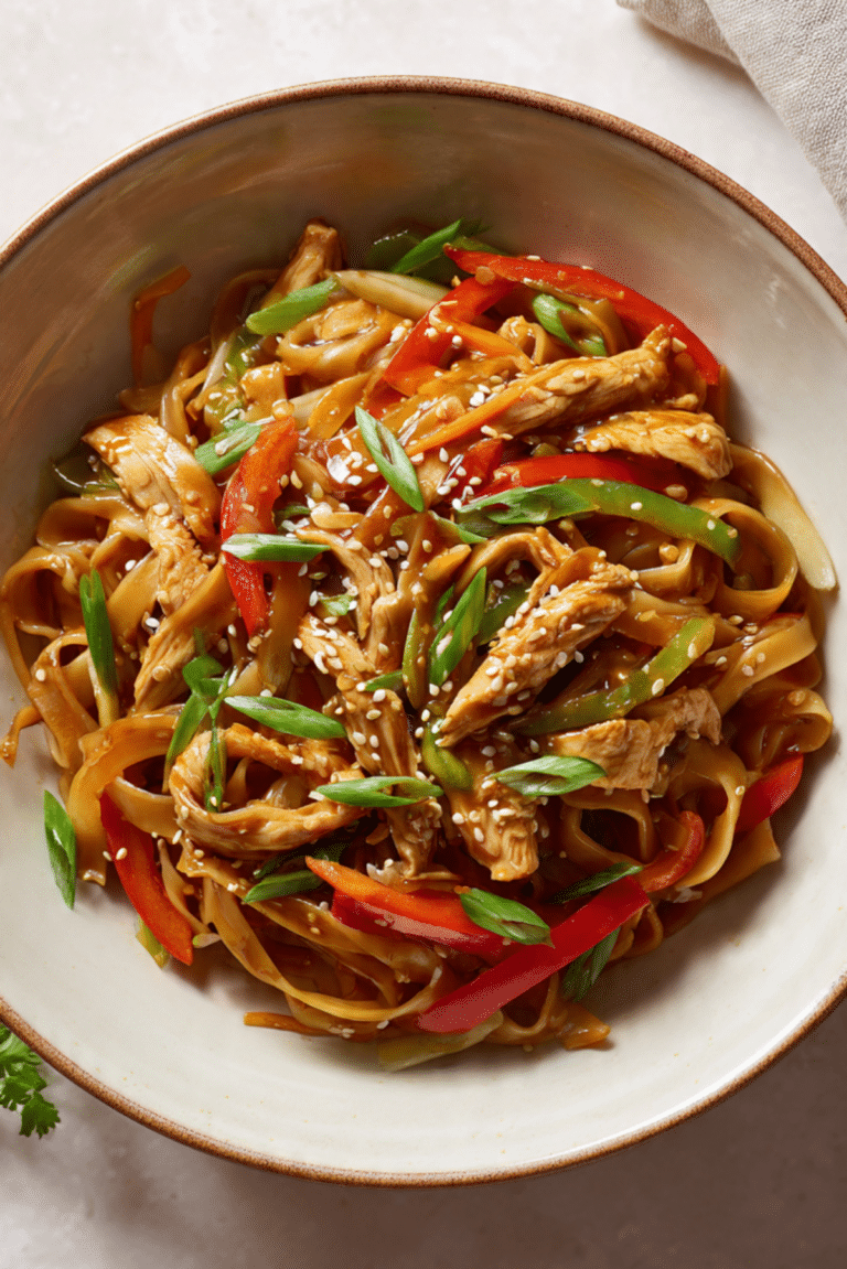 Asian Chicken Noodles